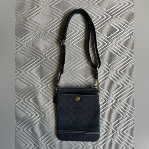 Coach Logo Black Crossbody Bag